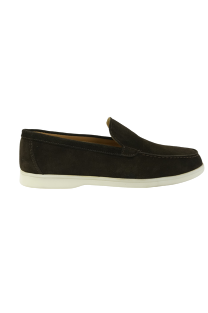 SATIN LUXE LOAFERS BROWN