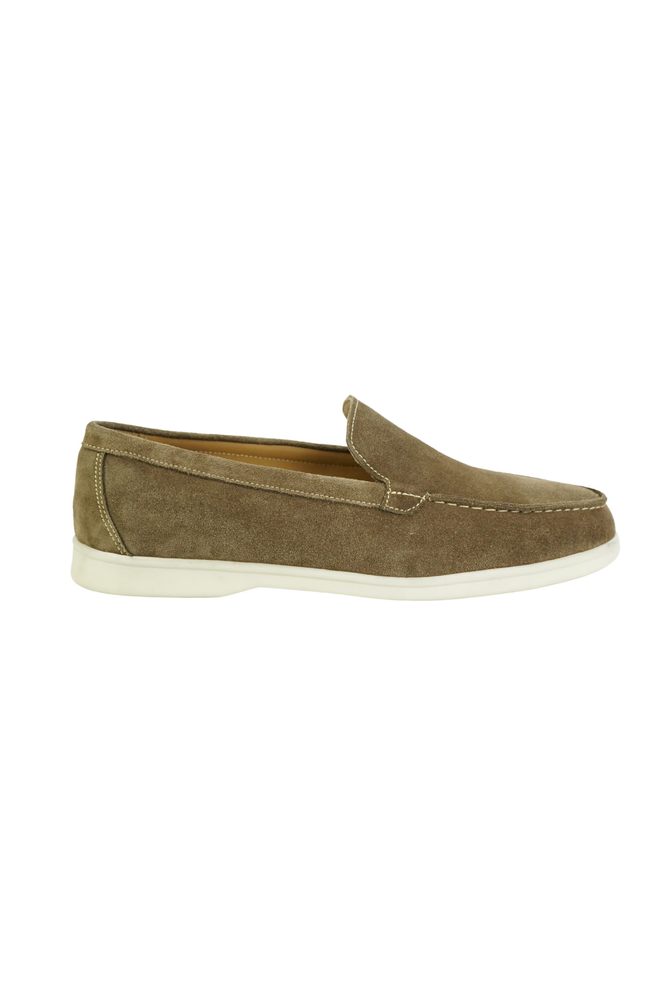 SATIN LUXE LOAFERS DARK BEIGE