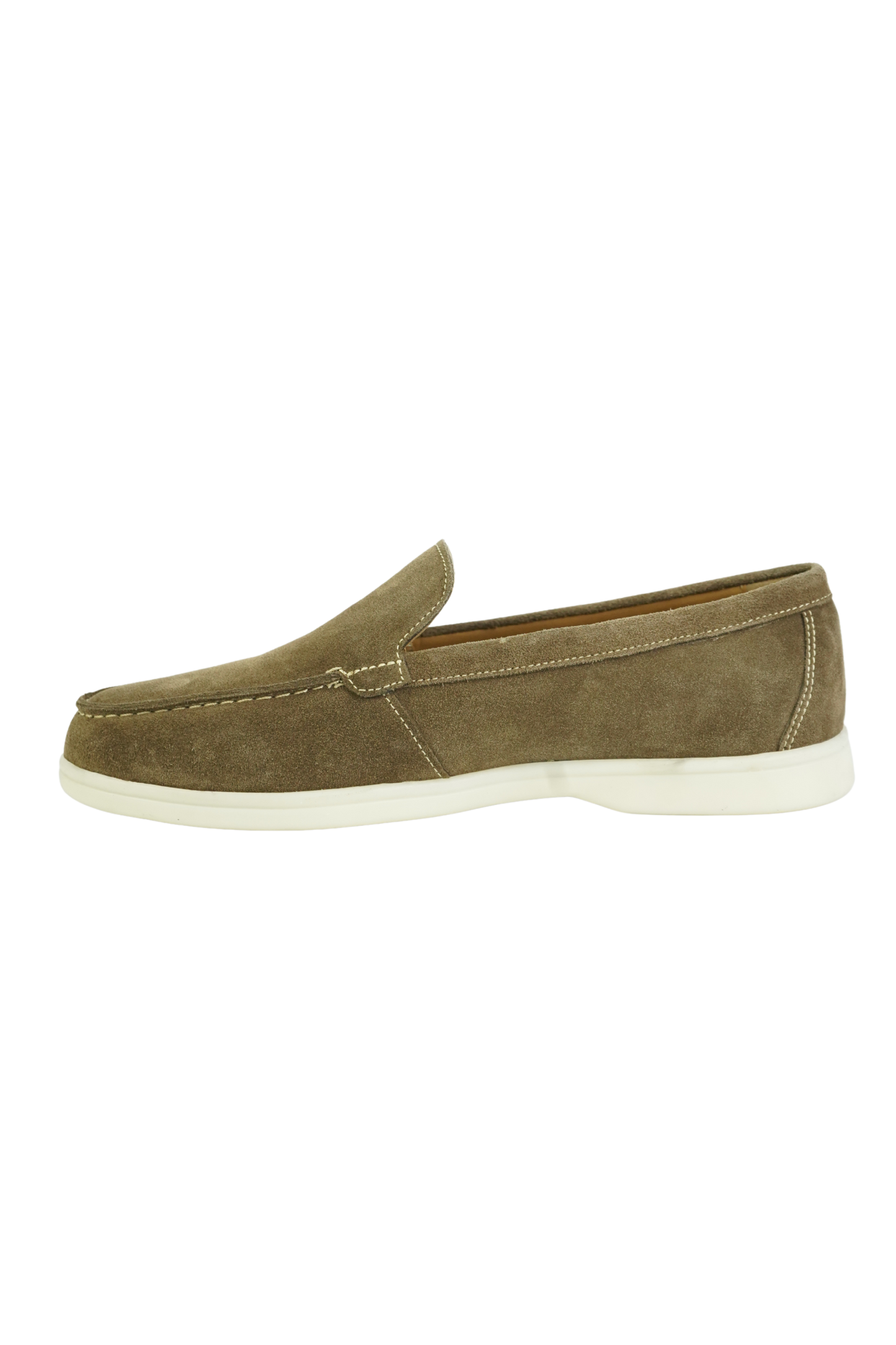 SATIN LUXE LOAFERS DARK BEIGE