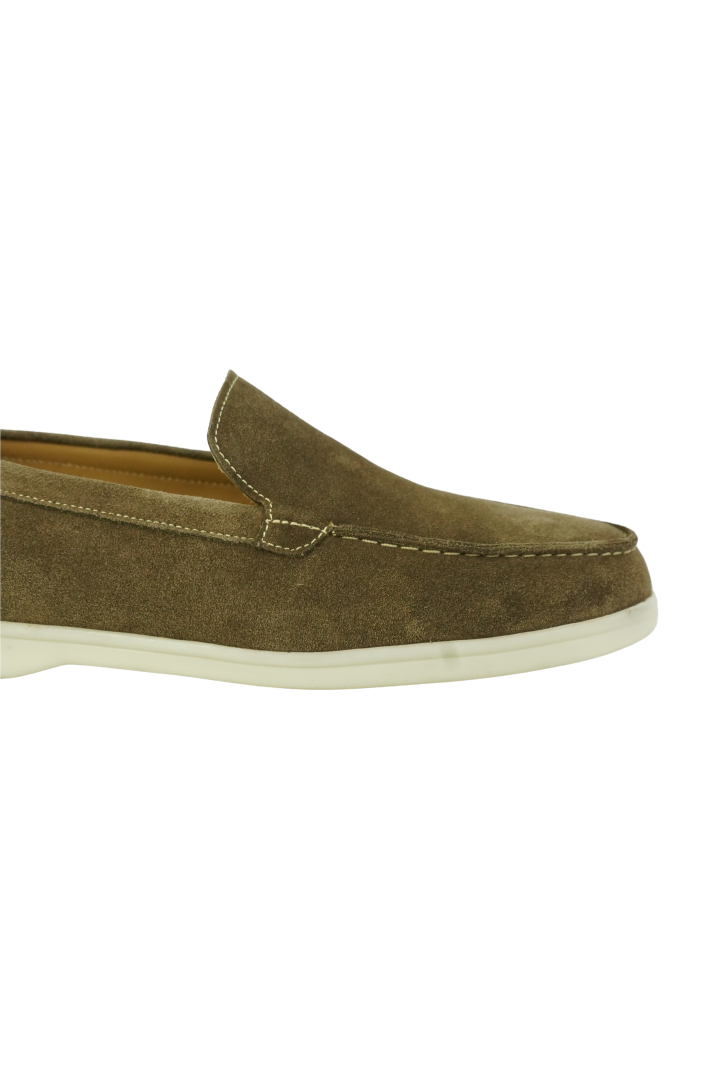 SATIN LUXE LOAFERS DARK BEIGE