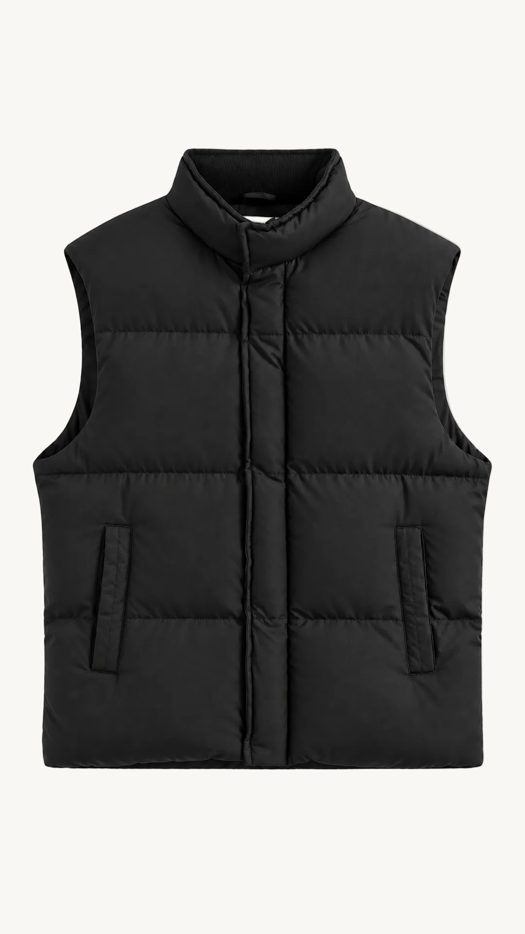 NOVA PUFFER VEST | ONXY BLACK