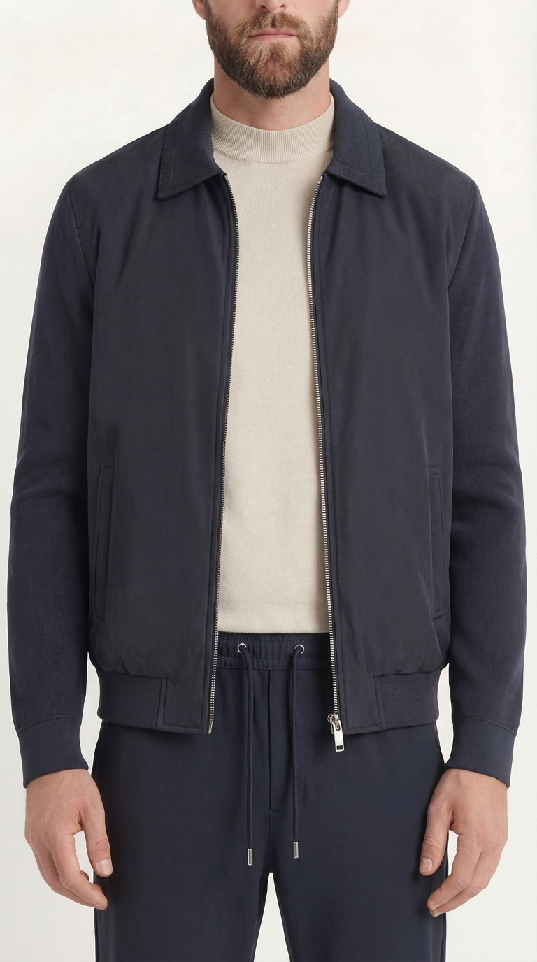 HYBRID JACKET NAVY BLUE