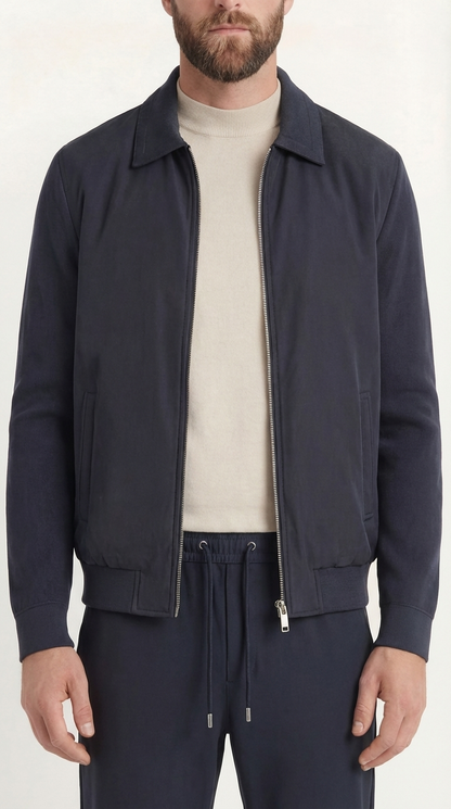 HYBRID JACKET NAVY BLUE