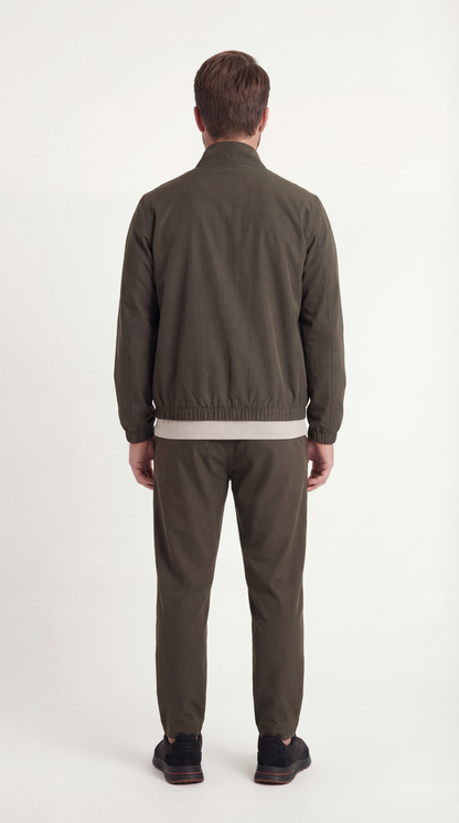 REVERSIBEL JACKET FOREST/CREME