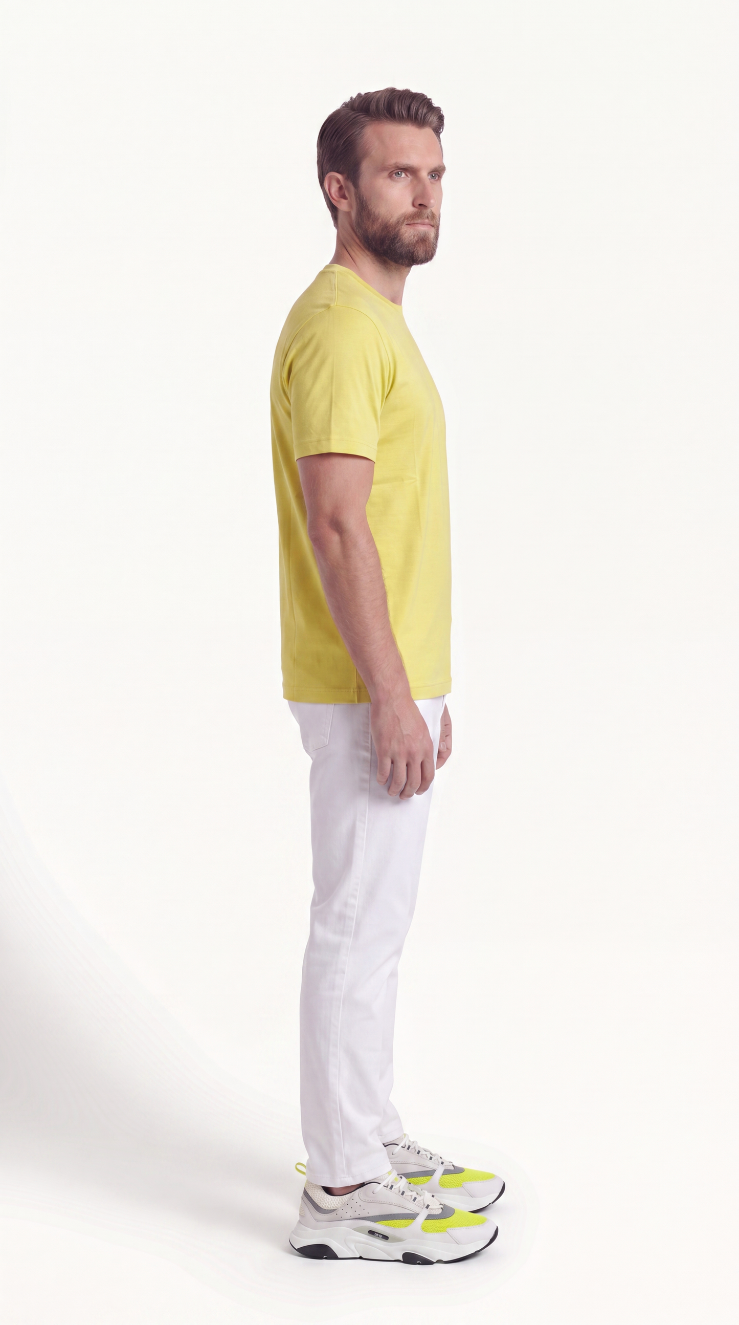 INTERLOCK SUPIMA T-SHIRT | LEMON