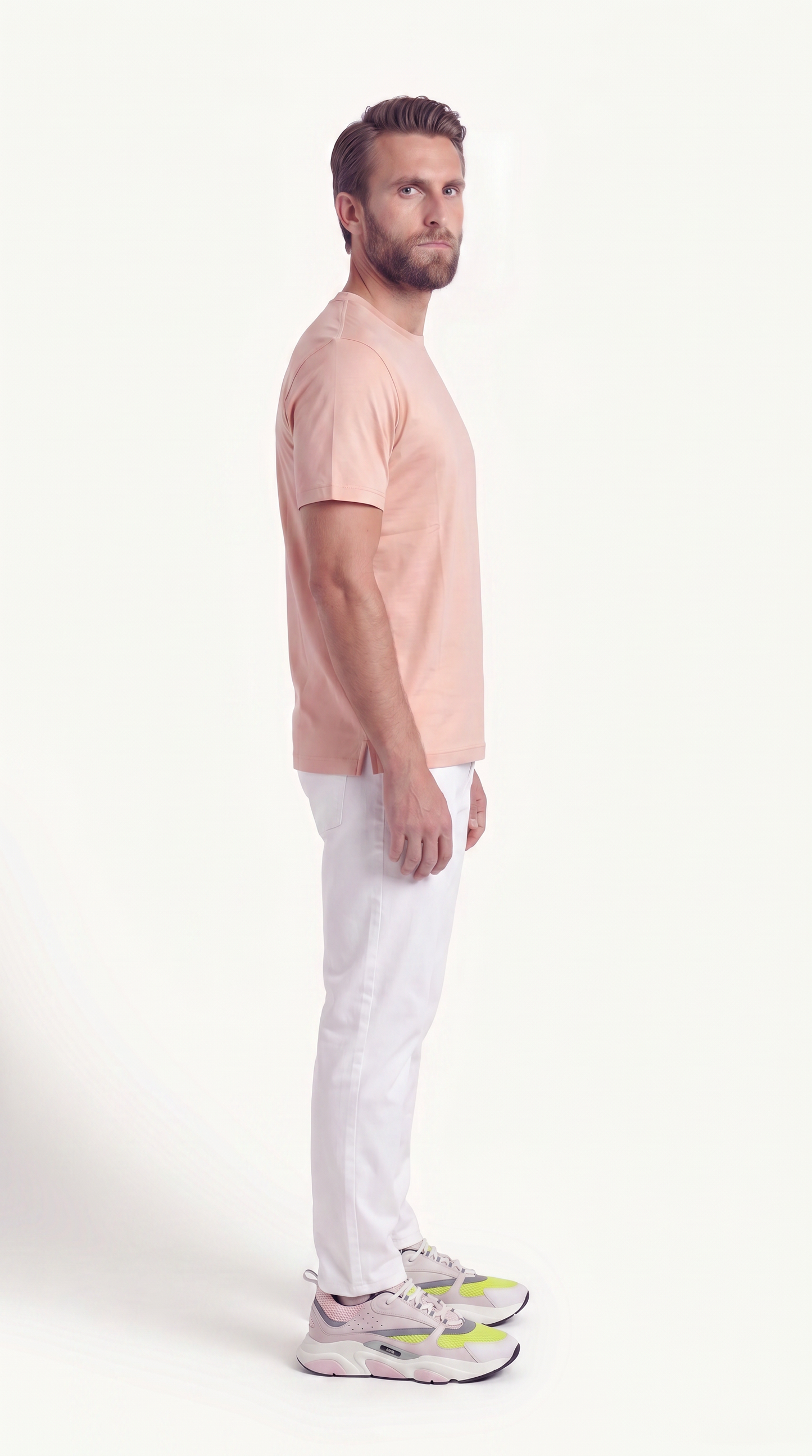 INTERLOCK SUPIMA T-SHIRT | BLUSH PINK