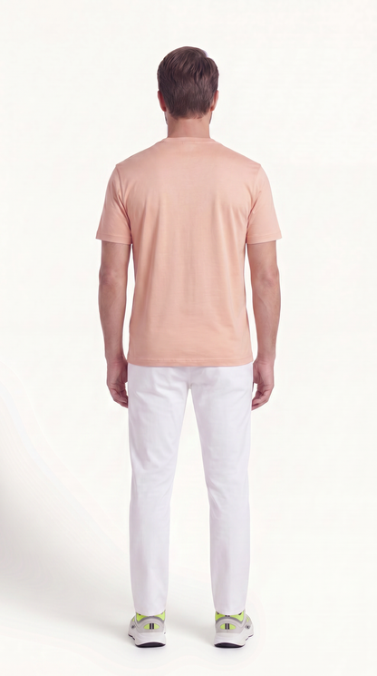 INTERLOCK SUPIMA T-SHIRT | BLUSH PINK