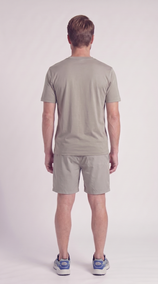INTERLOCK SUPIMA SET | LIGHT BEIGE