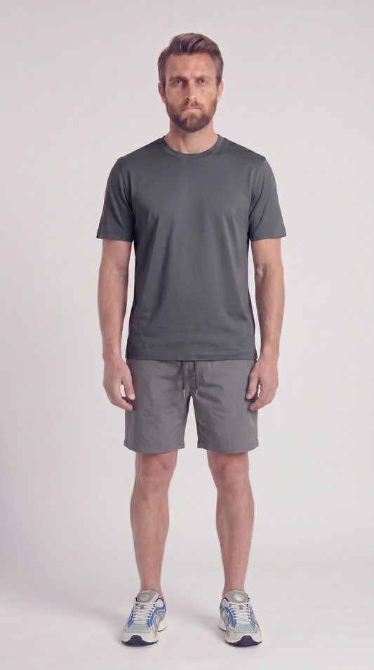 INTERLOCK SUPIMA SET | GREY