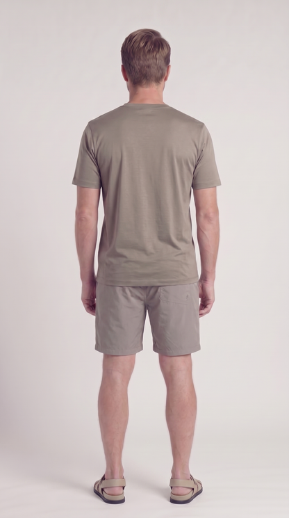 INTERLOCK SUPIMA SET | DARK BEIGE