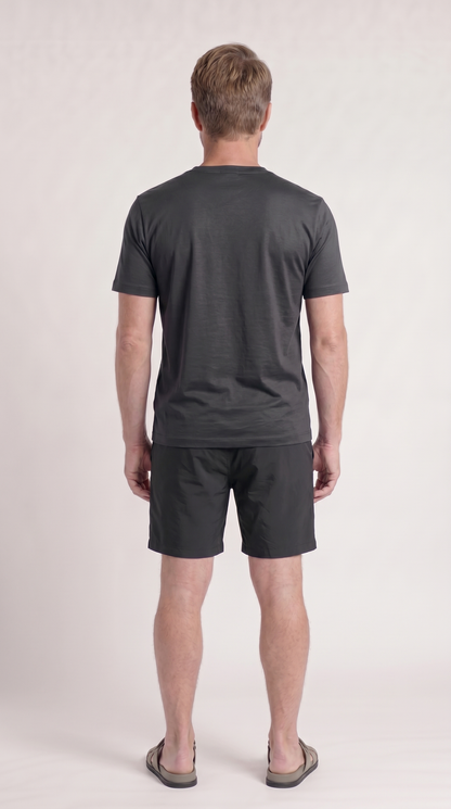 INTERLOCK SUPIMA SET | ONXY BLACK