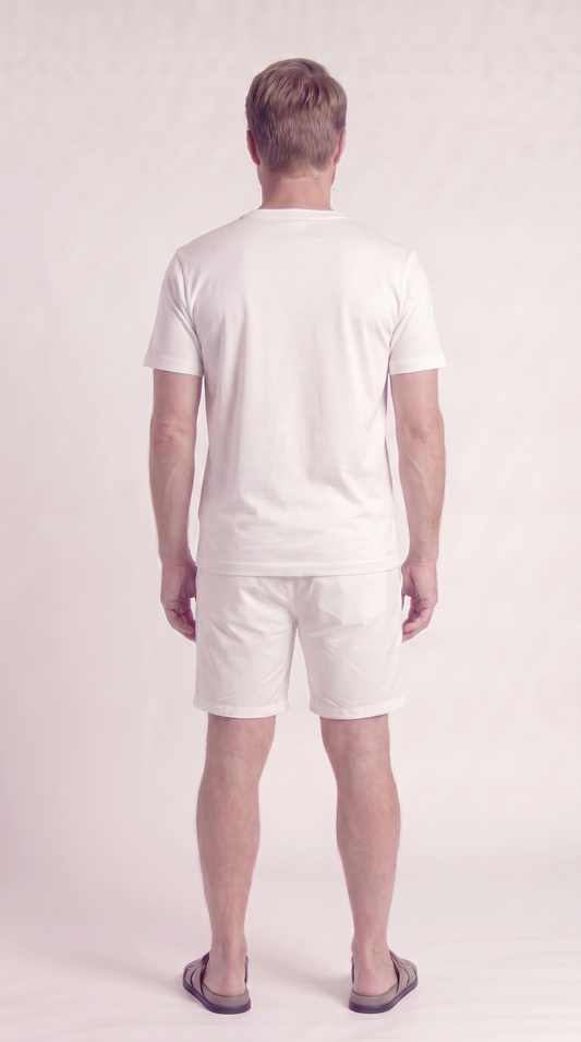 INTERLOCK SUPIMA SET | WHITE