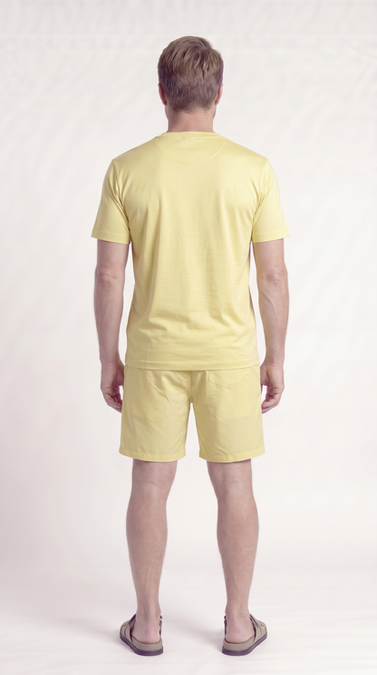 INTERLOCK SUPIMA SET | LEMON