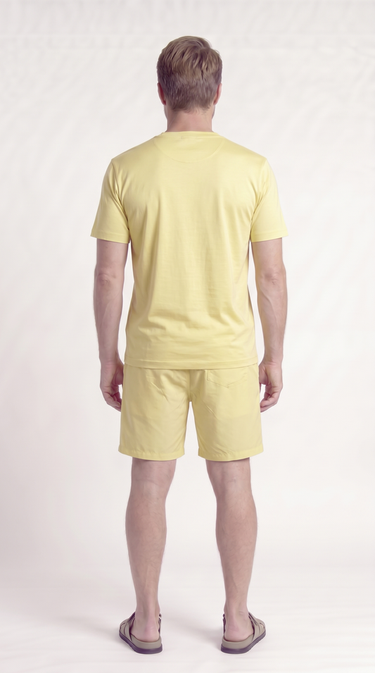 INTERLOCK SUPIMA T-SHIRT | LEMON