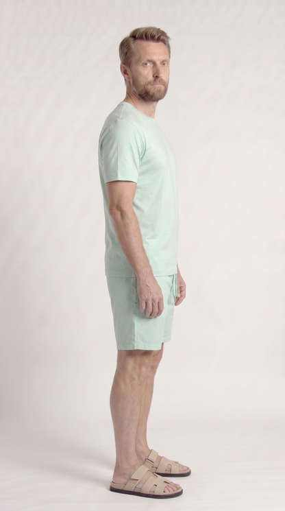 INTERLOCK SUPIMA SET | MINT GREEN