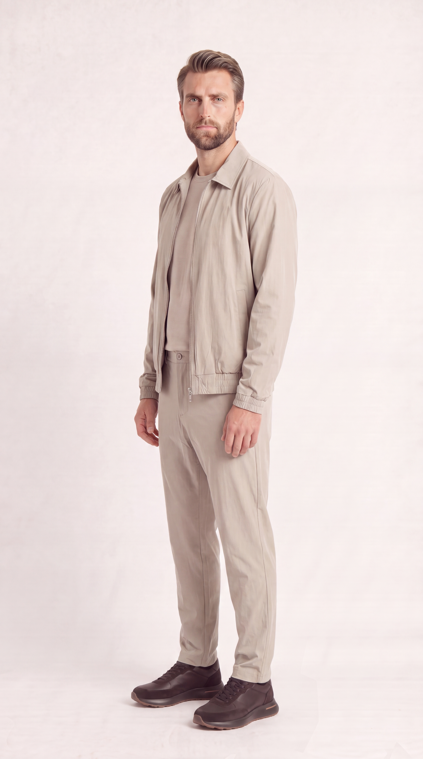 GREIGE TECH SUIT