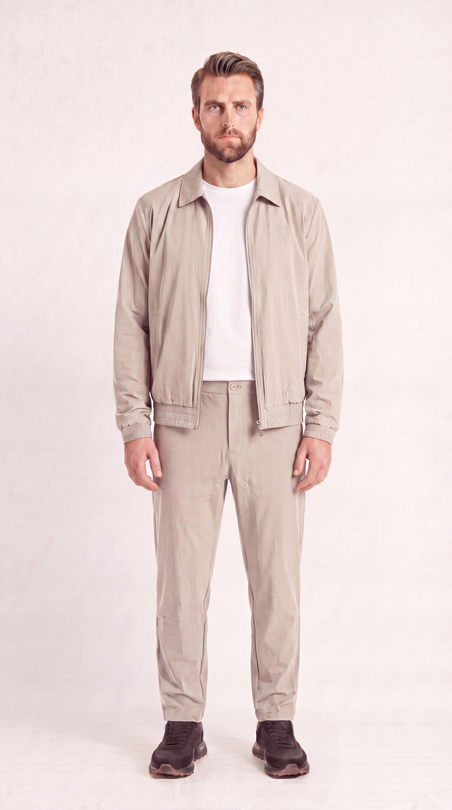 BEIGE TECH SUIT