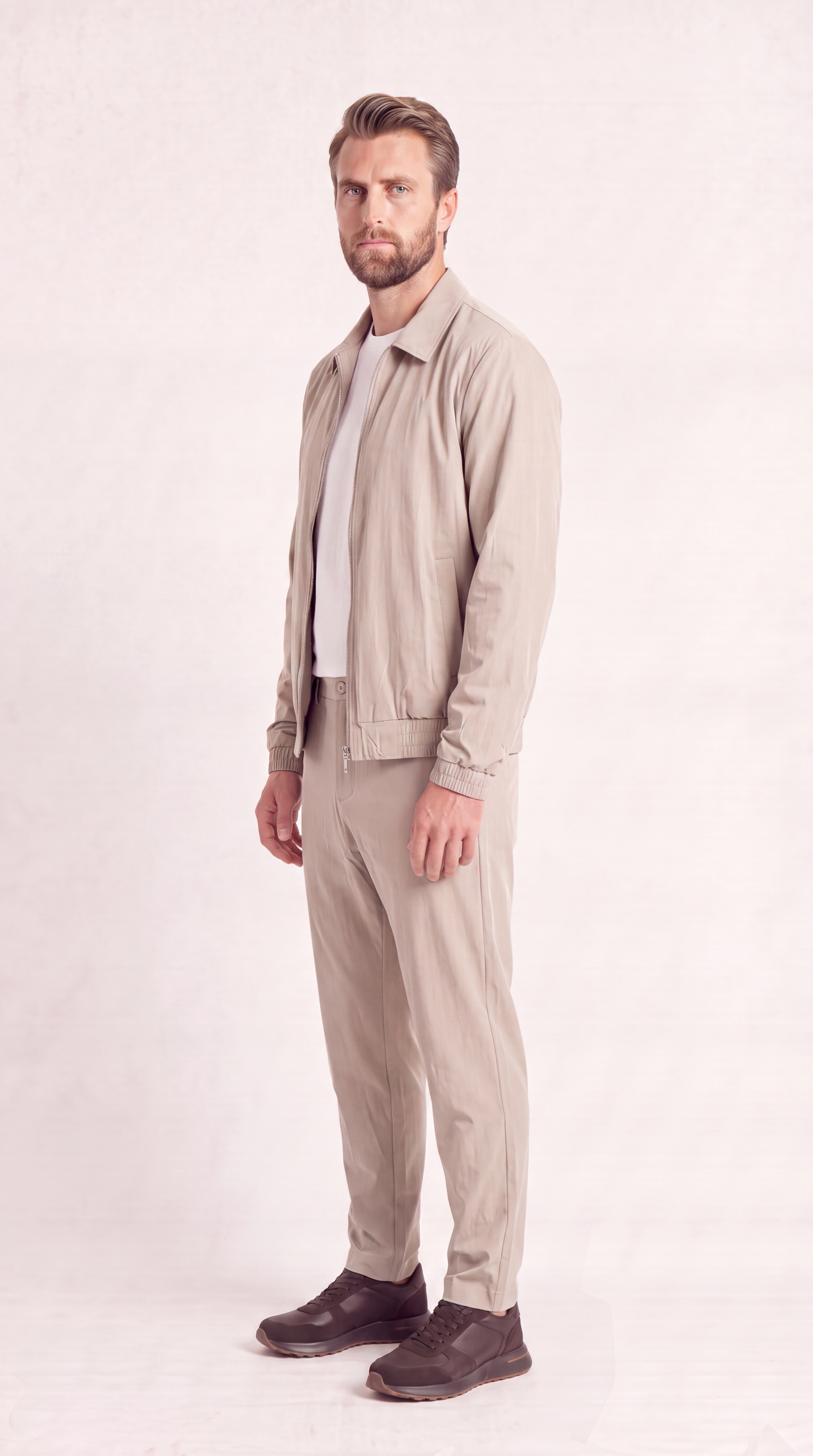 BEIGE TECH SUIT