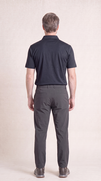 INTERLOCK SUPIMA POLO | NAVY BLUE