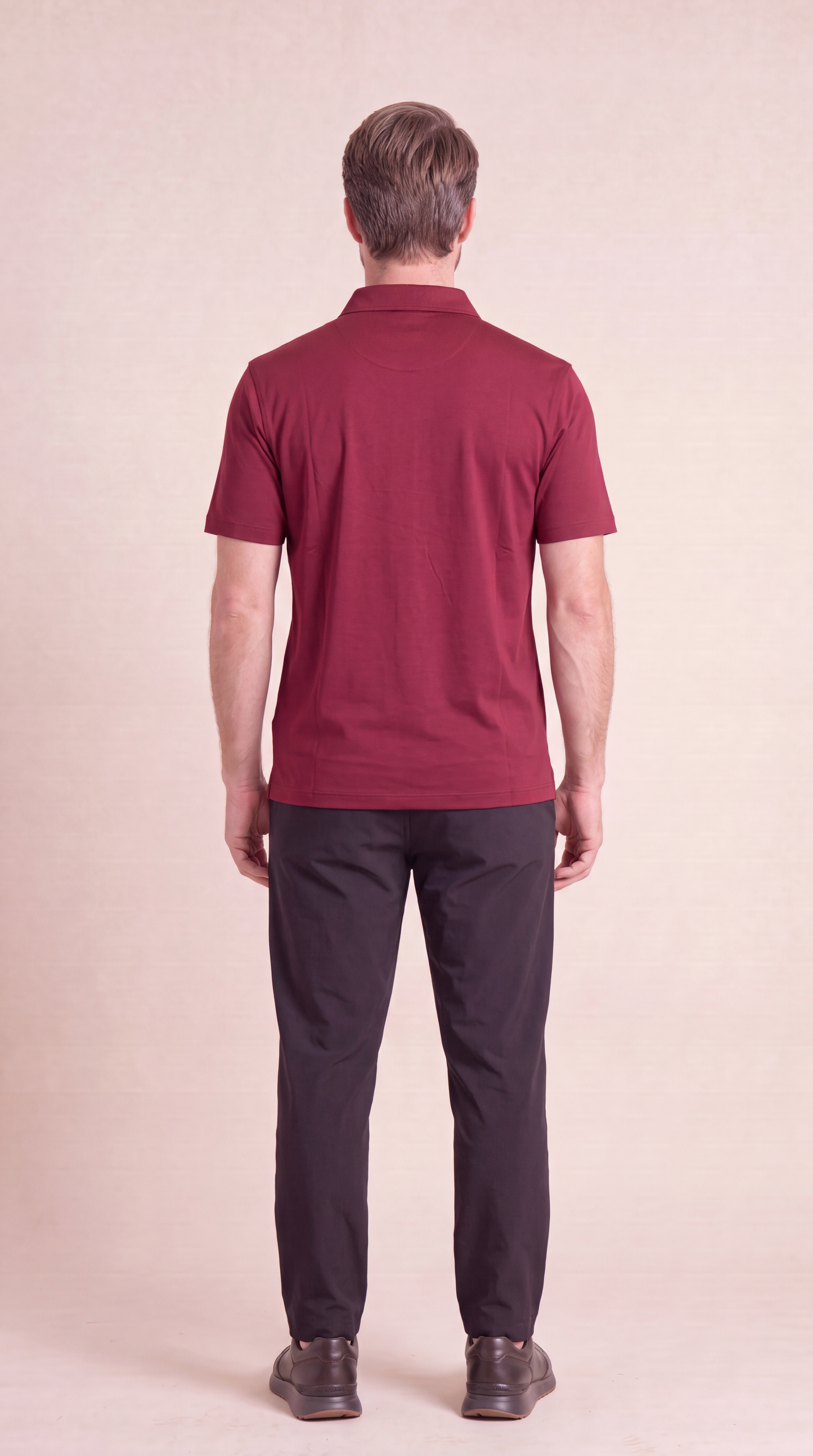 INTERLOCK SUPIMA POLO | ANCORA RED