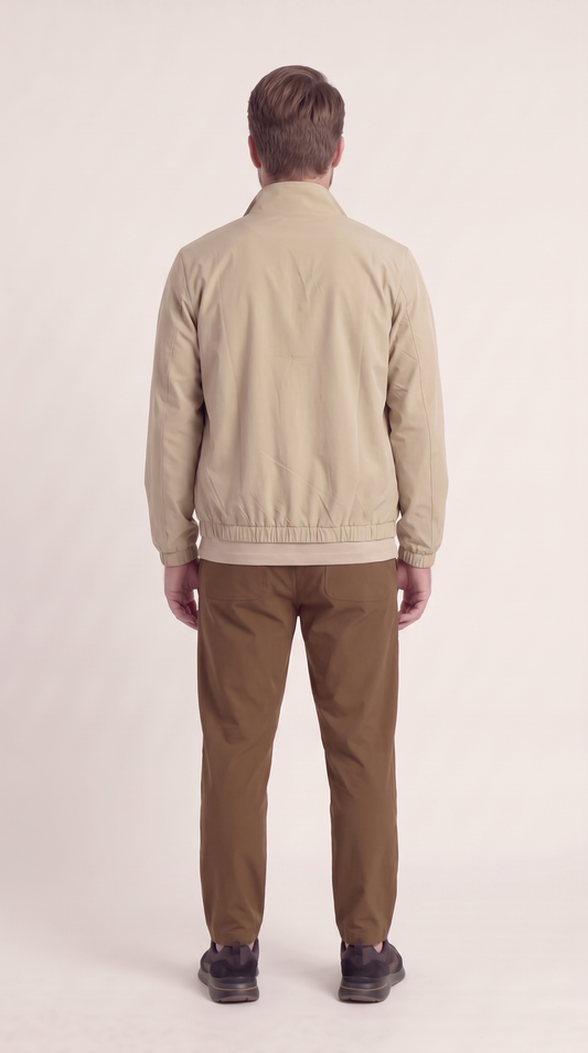 REVERSIBLE JACKET BROWN/BEIGE