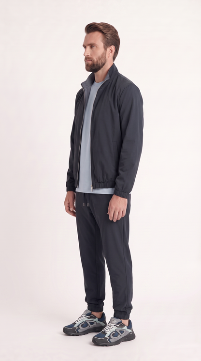 REVERSIBLE JACKET NAVY BLUE/LIGHT BLUE