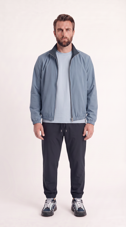 REVERSIBLE JACKET NAVY BLUE/LIGHT BLUE
