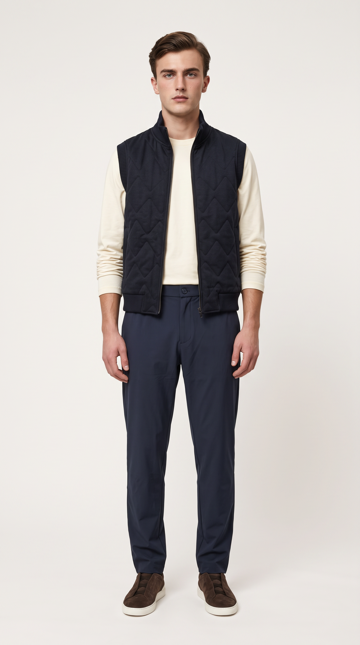 CASHMERE PADDED GILET