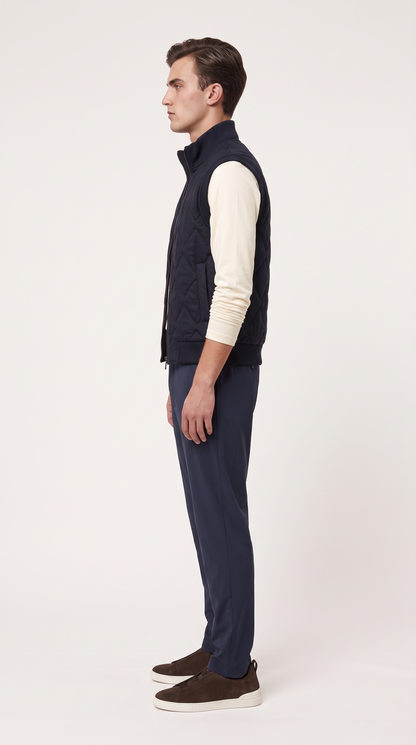 CASHMERE PADDED GILET