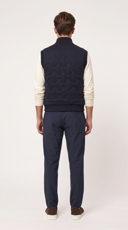 CASHMERE PADDED GILET