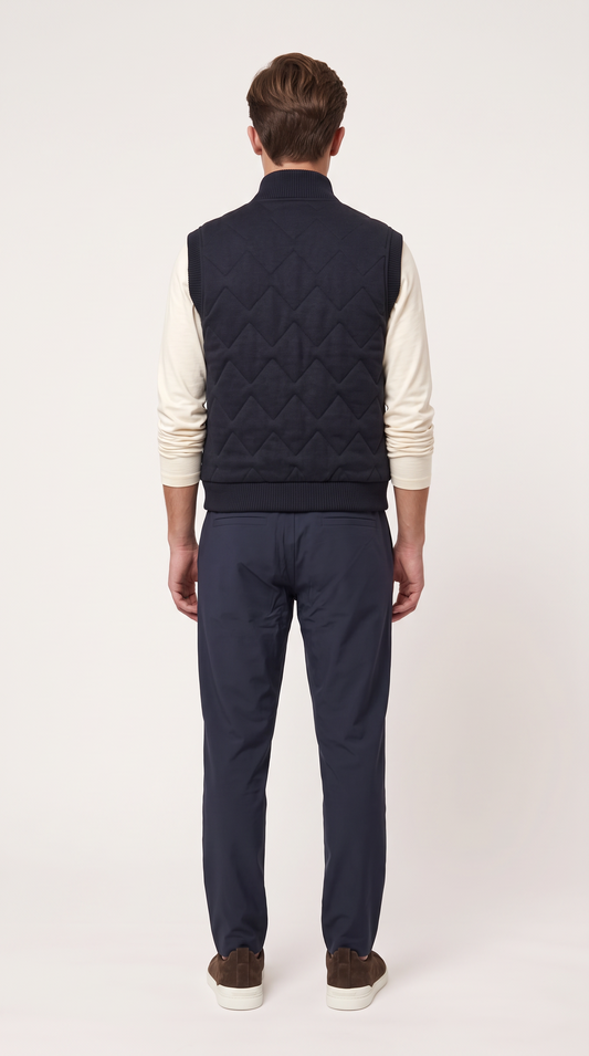 CASHMERE PADDED GILET