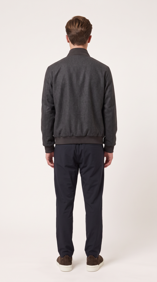 CASHMERE JACKET GREY