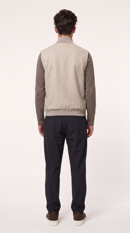 CASHMERE GILET BEIGE