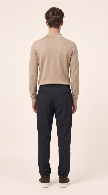 MERINO WOOLBLEND POLO | APRICOT