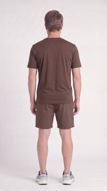 INTERLOCK SUPIMA SET | DARK BROWN