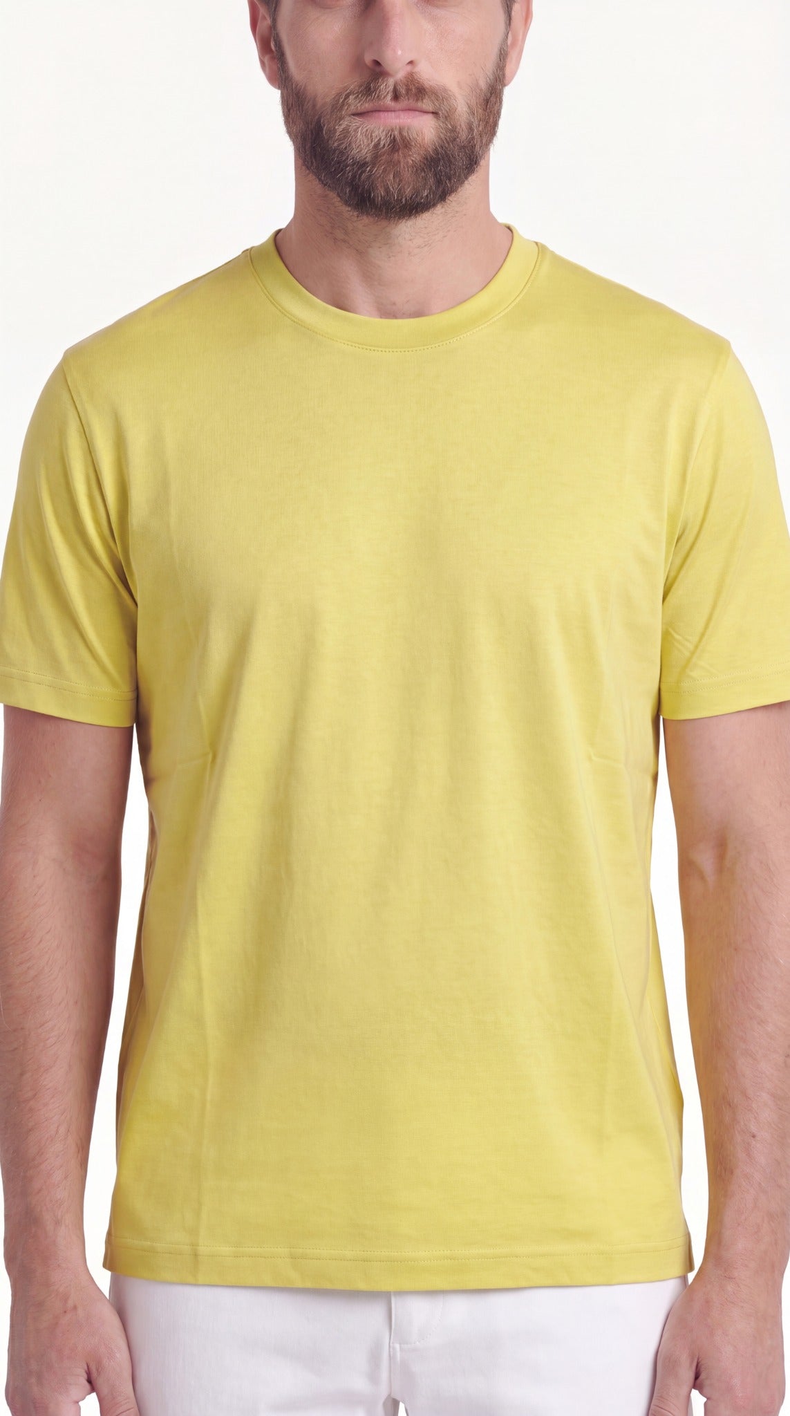 INTERLOCK SUPIMA T-SHIRT | LEMON